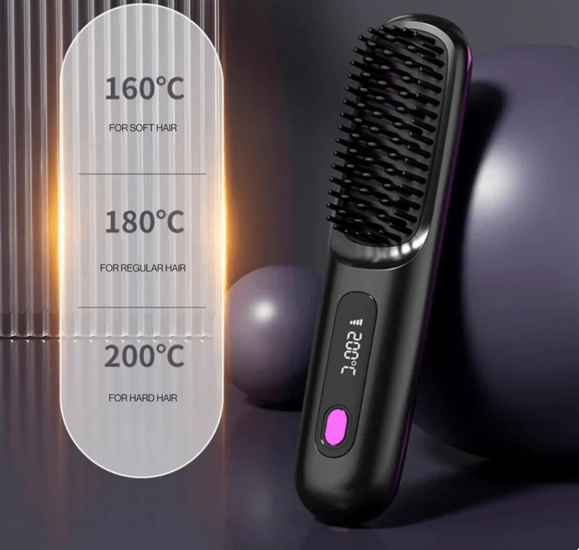 💇♀️ Cepillo Alisador portátil