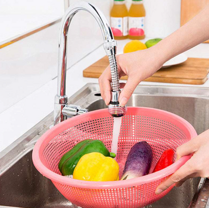 Extensor Flexible 360° para Grifo de Fregadero con Ahorro de Agua