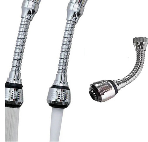 Extensor Flexible 360° para Grifo de Fregadero con Ahorro de Agua