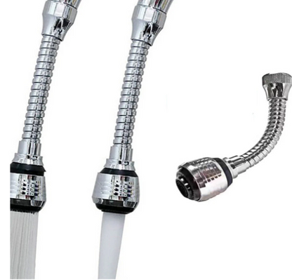 Extensor Flexible 360° para Grifo de Fregadero con Ahorro de Agua