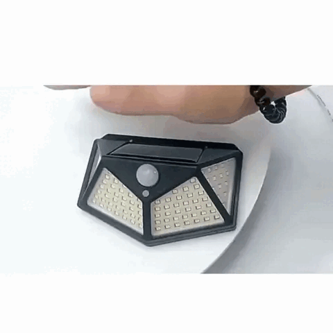 Luz LED Solar de Exterior con Sensor de Movimiento y Cobertura 270°